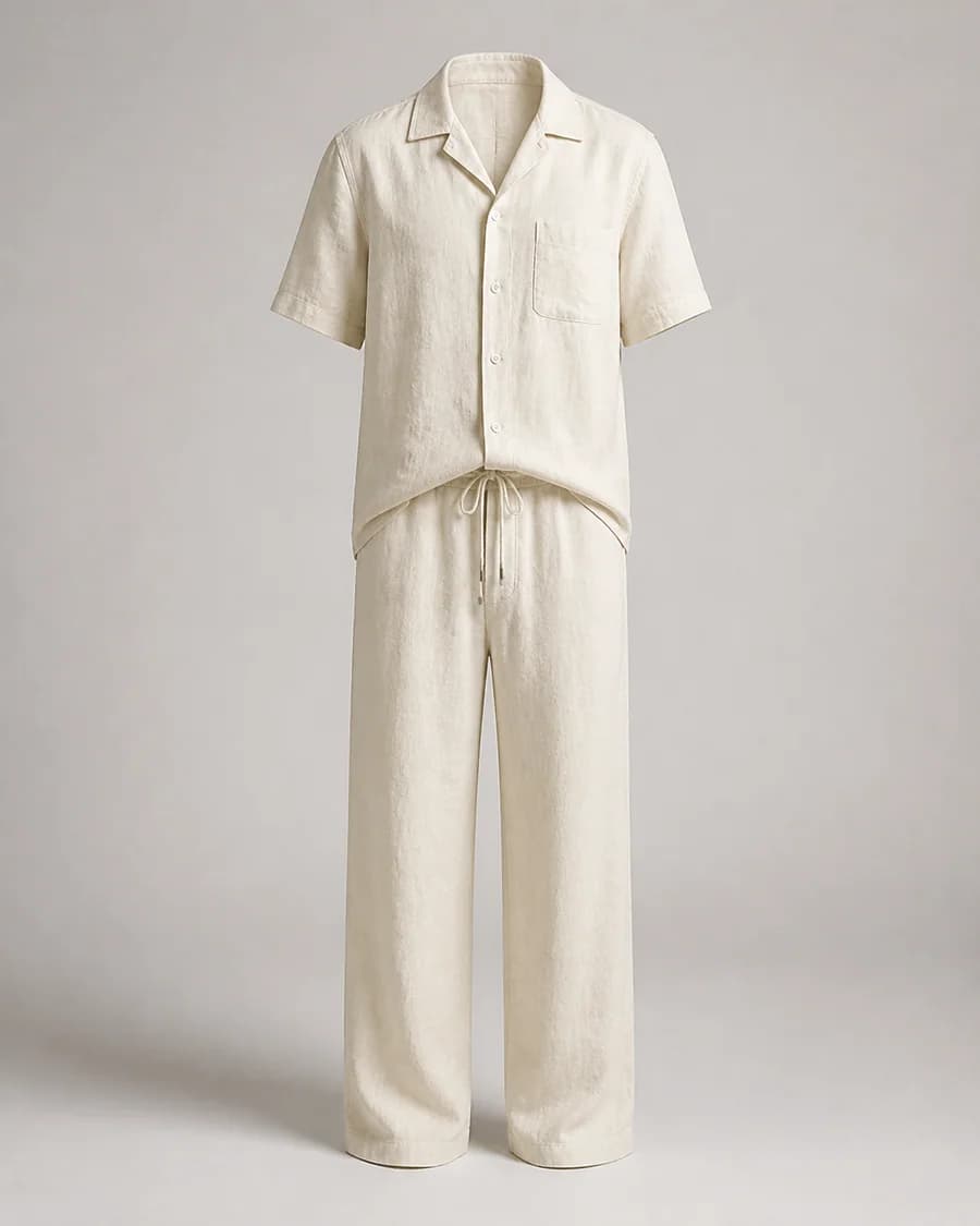 Linen set editorial